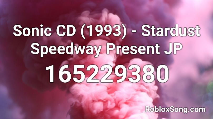 Sonic CD (1993) - Stardust Speedway Present JP Roblox ID