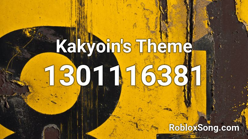 Kakyoin's Theme Roblox ID
