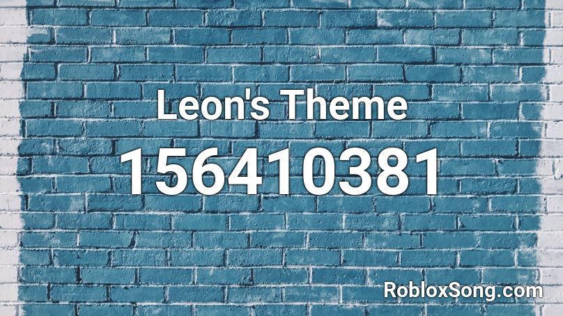 Leon's Theme Roblox ID