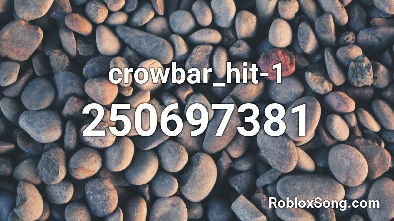 crowbar_hit-1 Roblox ID