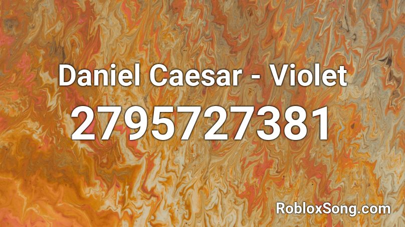 Daniel Caesar - Violet Roblox ID