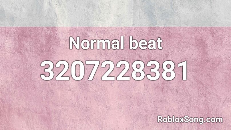 Normal beat Roblox ID