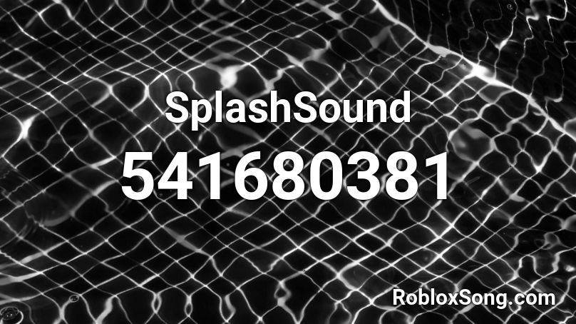 SplashSound Roblox ID