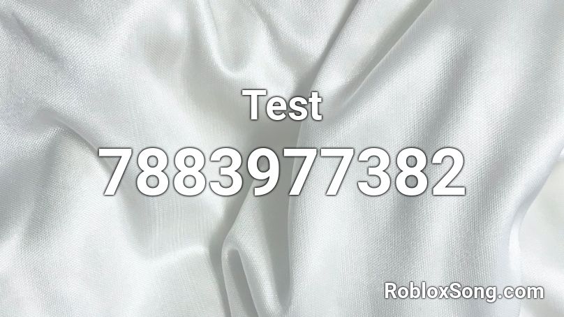 Test Roblox ID