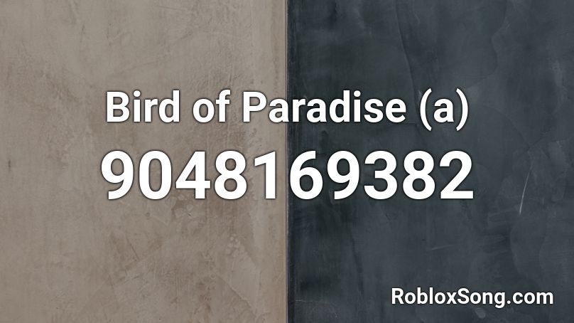 Bird of Paradise (a) Roblox ID