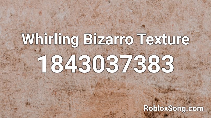 Whirling Bizarro Texture Roblox ID