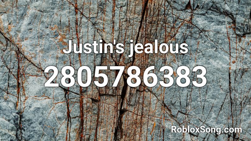 Justin's jealous Roblox ID