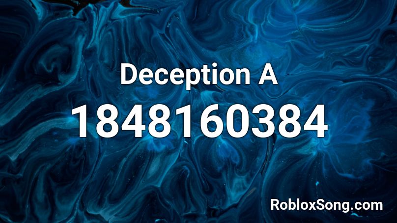 Deception A Roblox ID