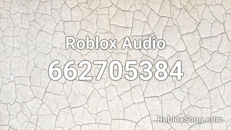 Roblox Audio Roblox ID