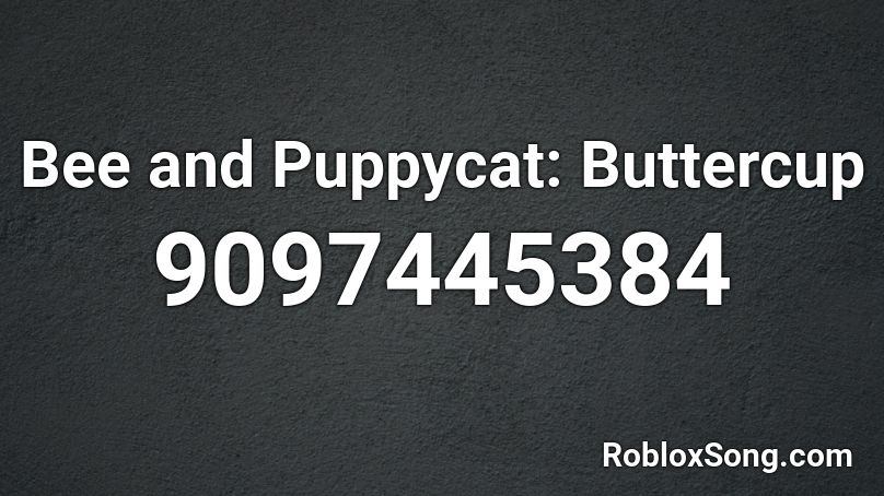 Bee and Puppycat: Buttercup Roblox ID