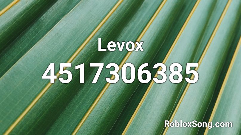 Levox Roblox ID