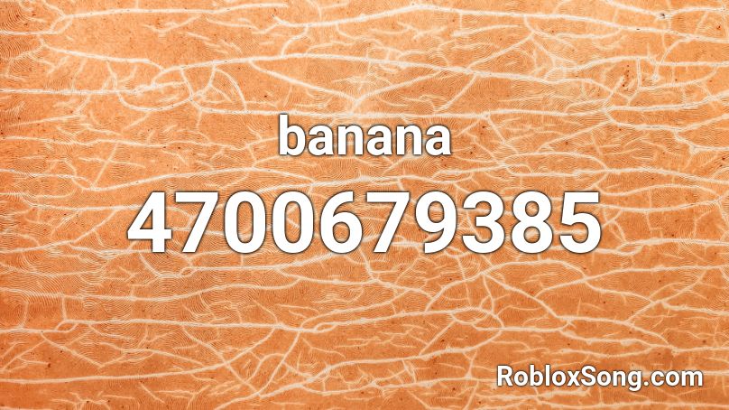 banana Roblox ID