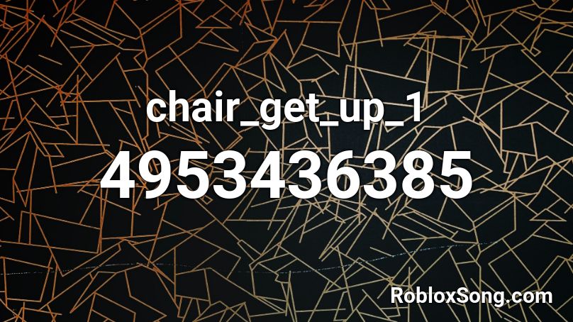 chair_get_up_1 Roblox ID