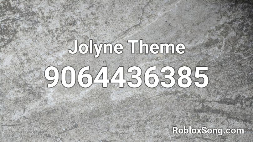 Jolyne Theme Roblox ID