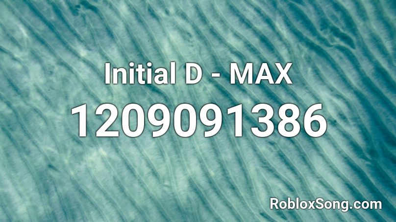 Initial D - MAX Roblox ID