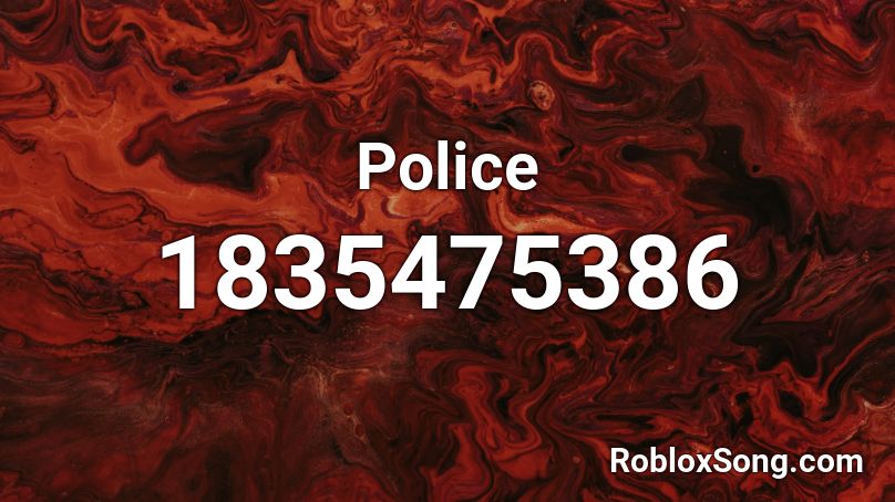 Police Roblox ID