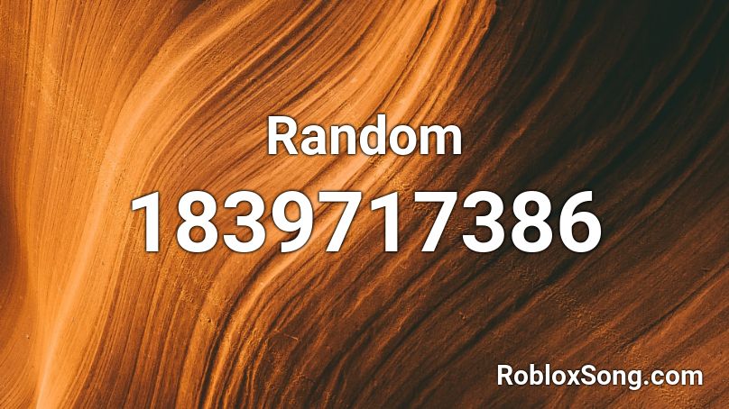 Random Roblox ID