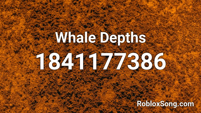 Whale Depths Roblox ID