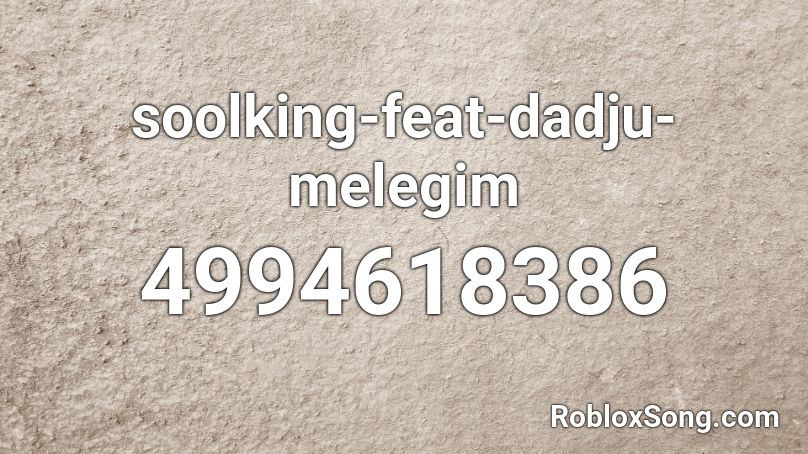 soolking melegim dadju