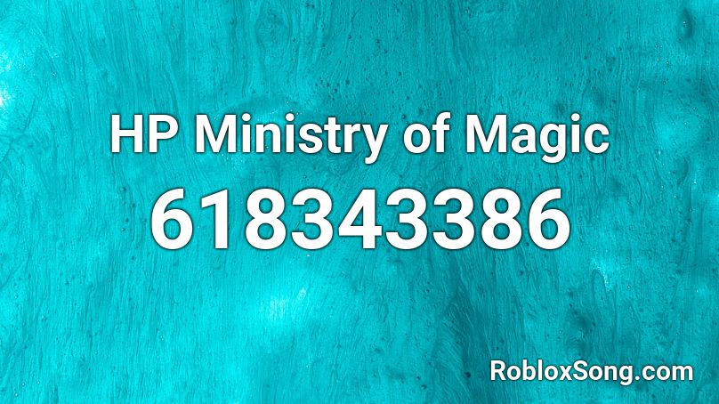 HP Ministry of Magic Roblox ID