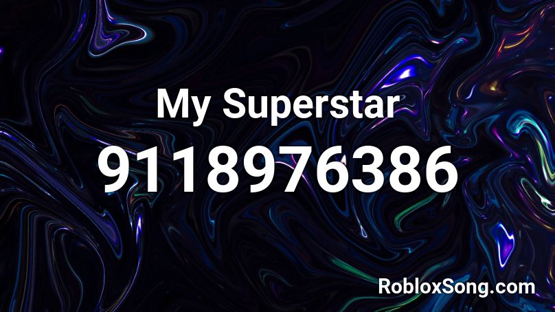 My Superstar Roblox ID