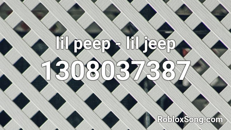 lil peep - lil jeep Roblox ID