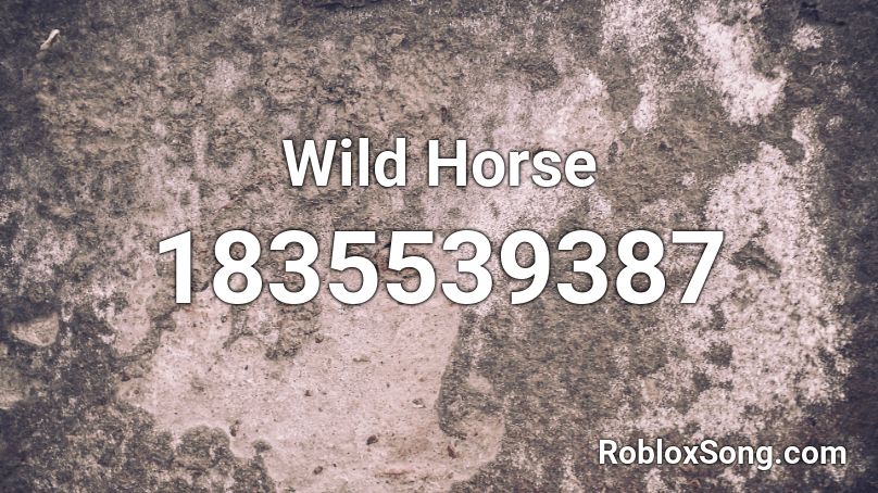 Wild Horse Roblox ID