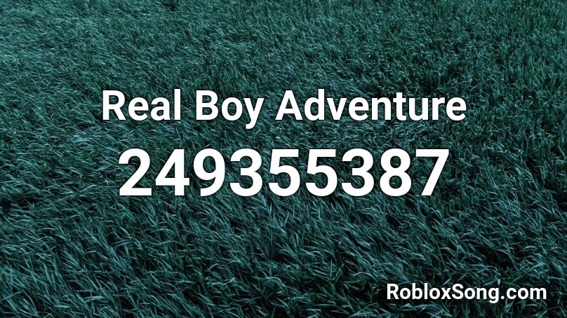 Real Boy Adventure Roblox ID