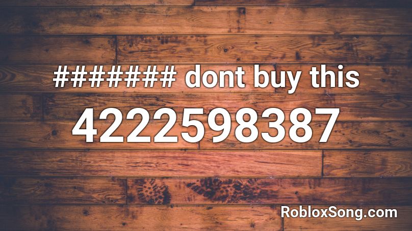 ####### dont buy this Roblox ID