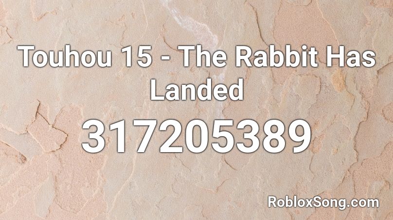 Touhou 15 - The Rabbit Has Landed Roblox ID