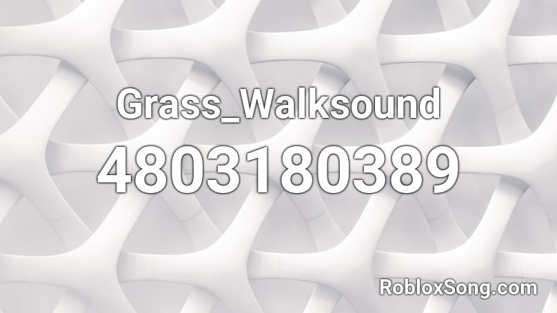 Grass_Walksound Roblox ID