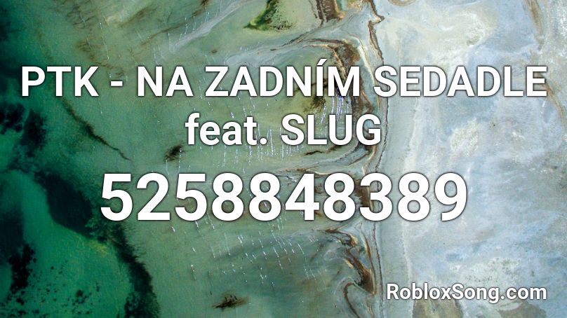 PTK - NA ZADNÍM SEDADLE feat. SLUG Roblox ID