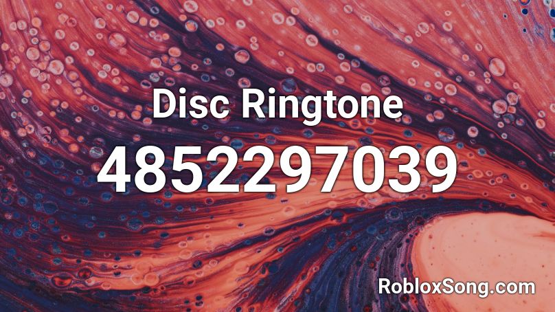 Disc Ringtone Roblox ID
