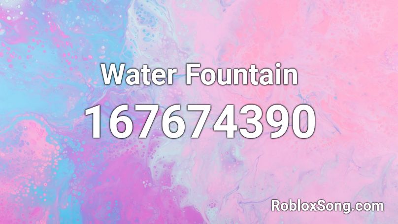 Water Fountain Roblox ID