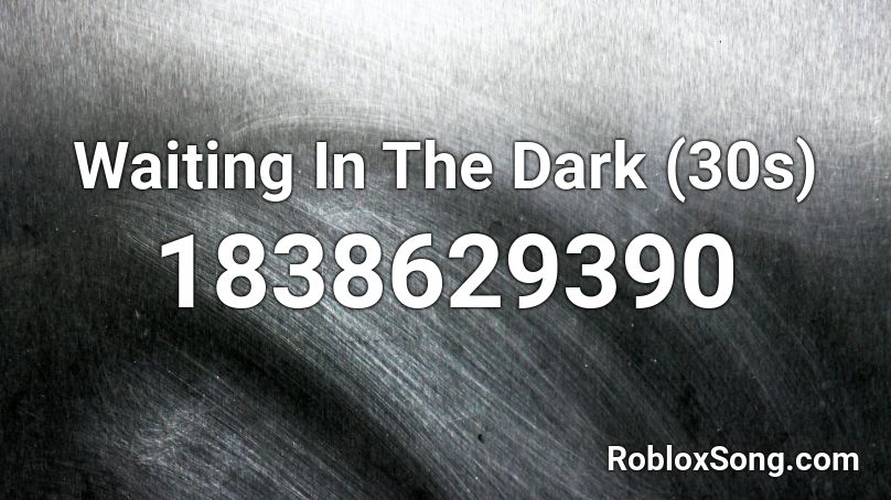 Waiting In The Dark (30s) Roblox ID