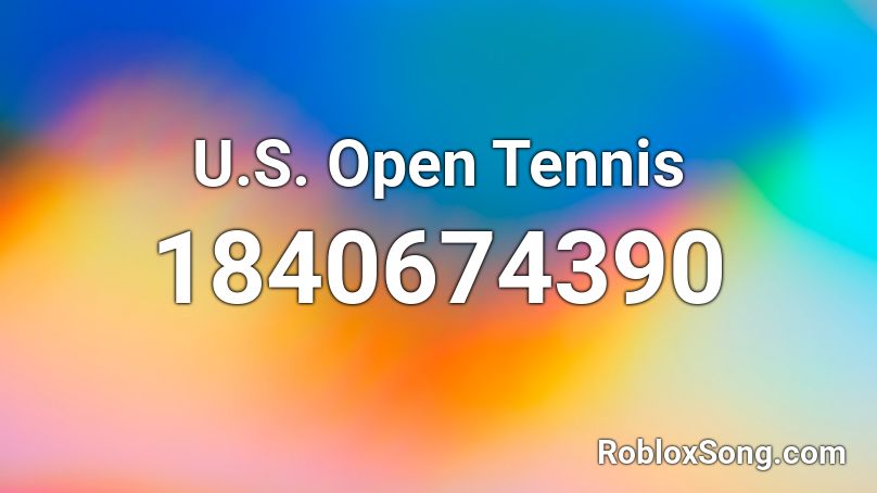 U.S. Open Tennis Roblox ID