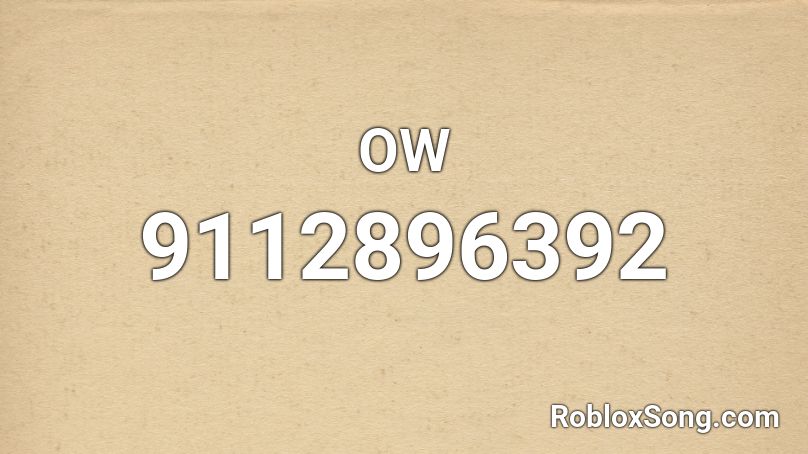 OW Roblox ID