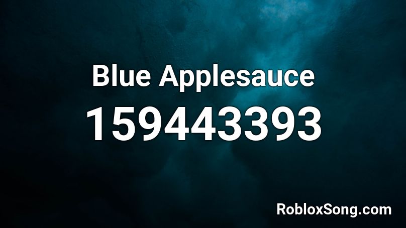 Blue Applesauce Roblox ID