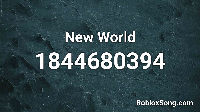 New World Roblox ID