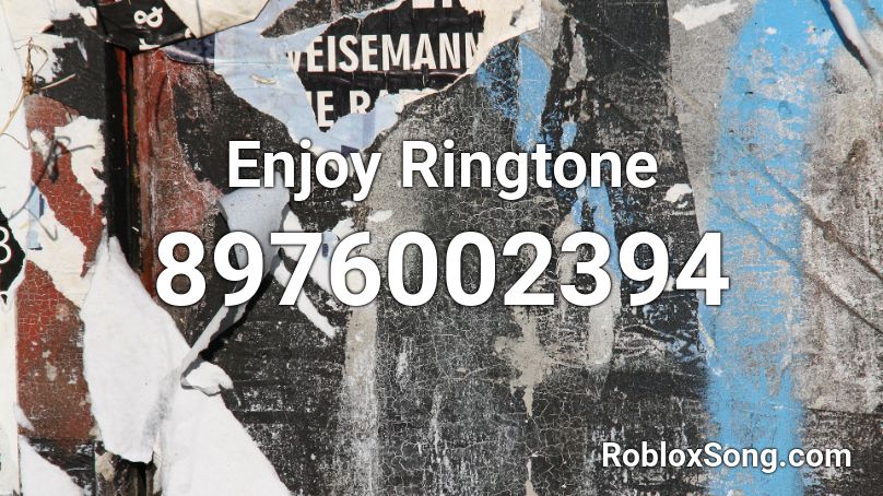 Enjoy Ringtone Roblox ID