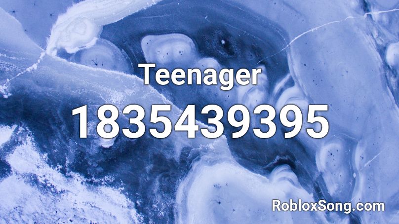 Teenager Roblox ID