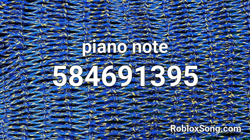 piano note Roblox ID