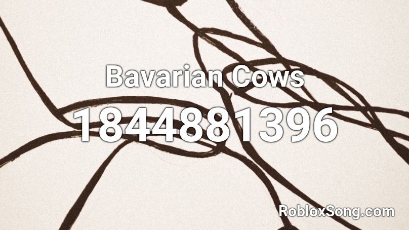 Bavarian Cows Roblox ID