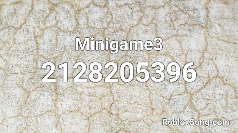 Minigame3 Roblox ID