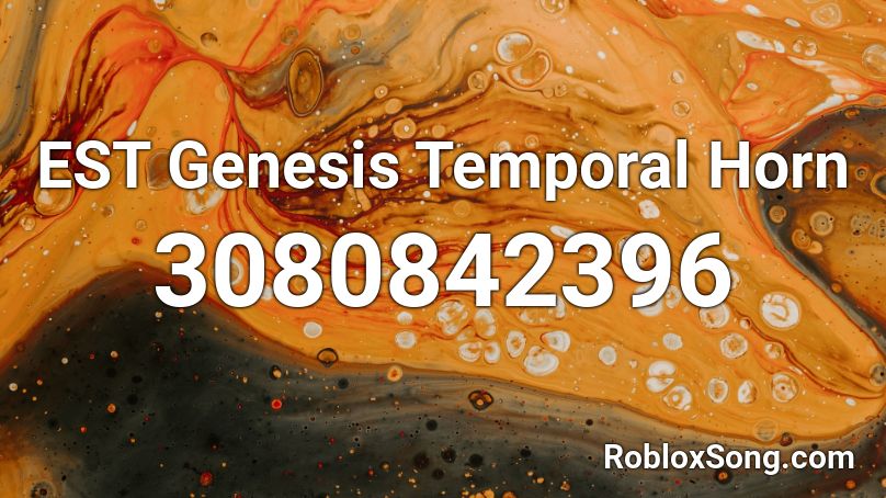 EST Genesis Temporal Horn Roblox ID