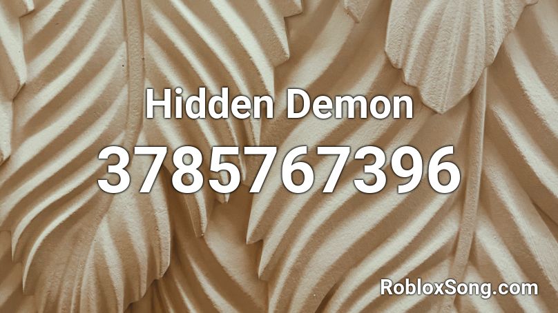 Hidden Demon Roblox ID