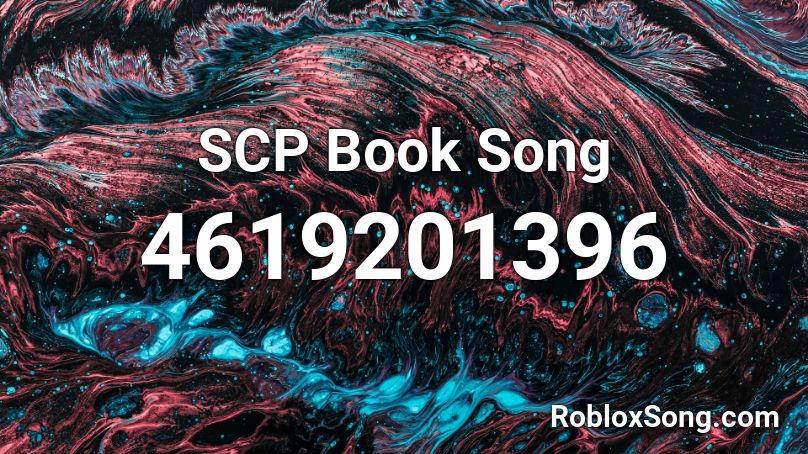 SCP Book Song Roblox ID