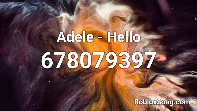 Adele - Hello Roblox ID