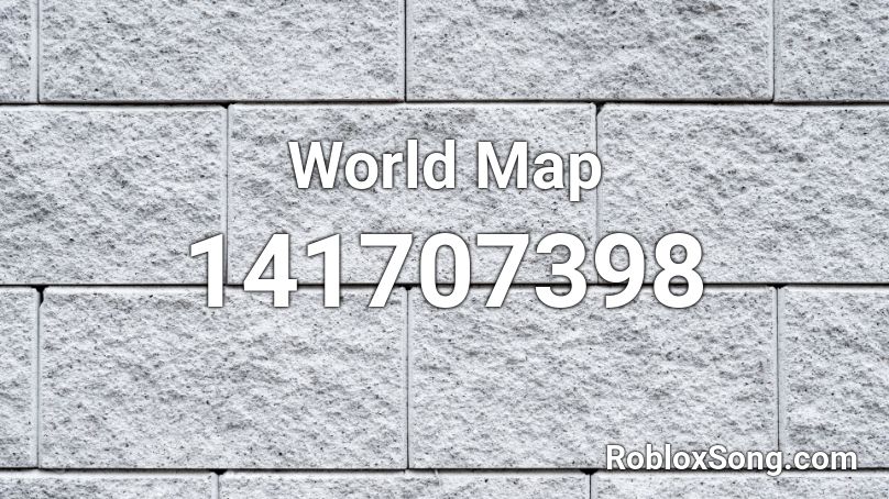 World Map Roblox ID