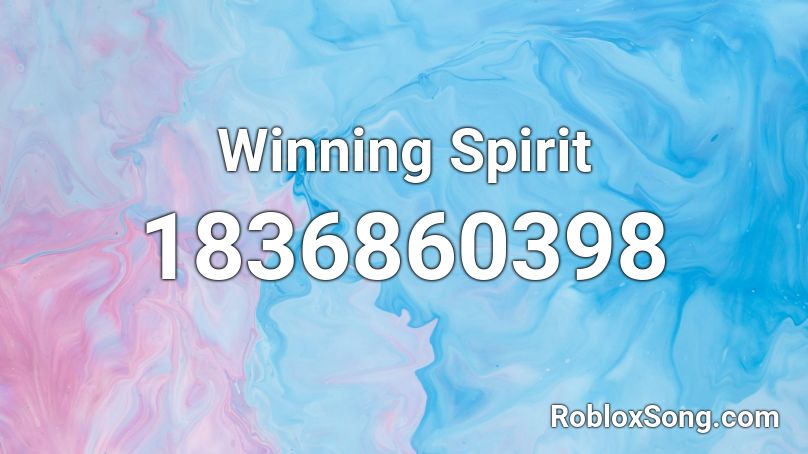Winning Spirit Roblox ID